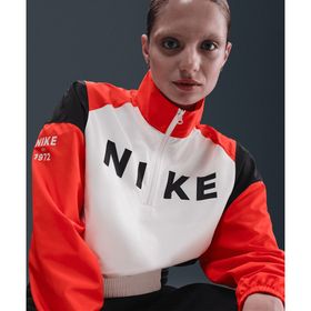 Nike IH8478-133 Sportswear Woven Lightweight Pull-Over Top Turuncu Kadın Sweatshirt