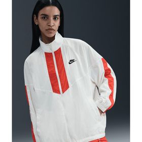 Nike IH8510-133 Sportswear Windrunner Oversized Beyaz Kadın Ceket