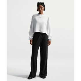 Nike II3978-010 Siyah Sportswear Chill Terry Mid-Rise French Terry Open-Hem Pants Kadın Eşofman Altı