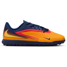 Nike II8285-800 Turuncu Lacivert Jr Phantom 6 Low Club TF Erling Haaland Çocuk Halı Saha Kramponu