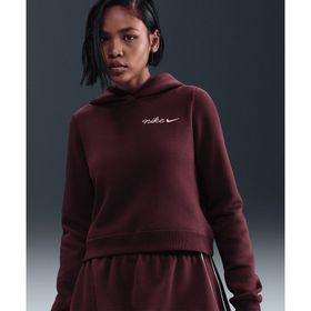 Nike IM7494-652 Bordo Sportswear Phoenix Fleece Shrunken Hoodie Kadın Sweatshirt