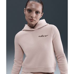 Nike IM7494-667 Bej Sportswear Phoenix Fleece Shrunken Hoodie Kadın Sweatshirt