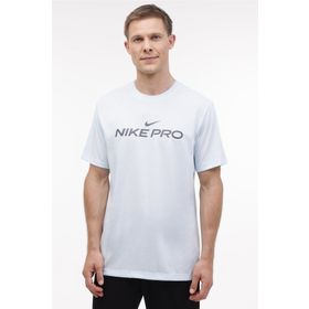 Nike M NK DF TEE DB NIKE PRO Mavi Kısa Kollu Erkek T-shirt
