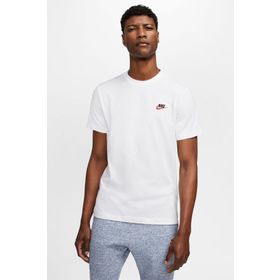 Nike M NSW Club TEE Kısa Kollu Beyaz Erkek T-shirt