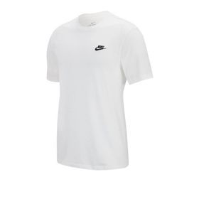 Nike M NSW Club TEE Kısa Kollu Beyaz Erkek T-shirt