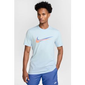 Nike M NSW TEE 12MO SWSH SP25 Mavi Kısa Kollu Erkek t-shirt