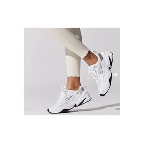 Nike M2K Tekno Leather Reflector Sneaker Hakiki Deri Beyaz Unisex Spor Ayakkabı