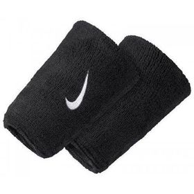 Nike N.NN.05.010.OS Swoosh Doublewide Wristbands Siyah Havlu Bileklik