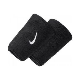 Nike N.NN.05.010.OS Swoosh Doublewide Wristbands Siyah Havlu Bileklik