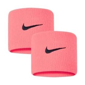Nike N0001565677OS Swoosh Wristbands 2 Adet Unisex Pembe Antrenman Bileklik