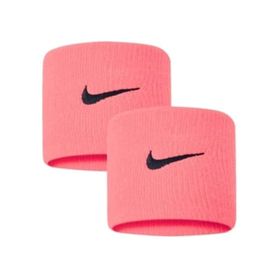 Nike N0001565677OS Swoosh Wristbands 2 Adet Unisex Pembe Antrenman Bileklik