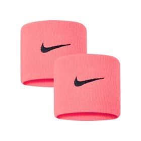 Nike N0001565677OS Swoosh Wristbands 2 Adet Unisex Pembe Antrenman Bileklik