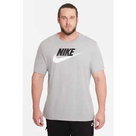 Nike NSW Tee Icon Futura Gri Kısa Kollu Erkek T-shirt