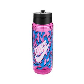 Nike Renew Recharge Straw Bottle 24 Oz Graphic Pembe-Siyah Unisex Matara