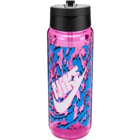 Nike Renew Recharge Straw Bottle 24 Oz Graphic Pembe-Siyah Unisex Matara