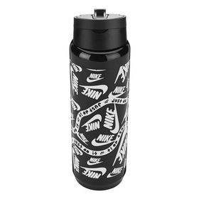 Nike Renew Recharge Straw Bottle 24 Oz Graphic Siyah Unisex Matara