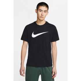 Nike Sportswear Swoosh Kısa Kollu Siyah Erkek T-shirt