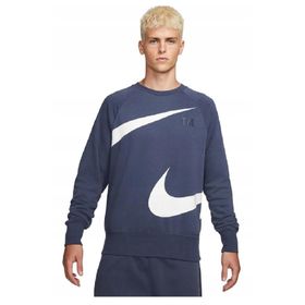 Nike Sportswear Swoosh Siyah Erkek Sweatshirt