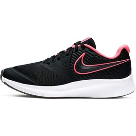 Nike STAR RUNNER 2 GS Siyah Pembe 002 Unisex Çocuk Moda Ayakkabıları