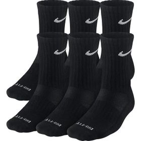 Nike SX4446-001 Dri-Fit Cushioned Crew Orta Boy Siyah-Beyaz Erkek Çorap