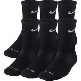 Nike SX4446-001 Dri-Fit Cushioned Crew Orta Boy Siyah-Beyaz Erkek Çorap