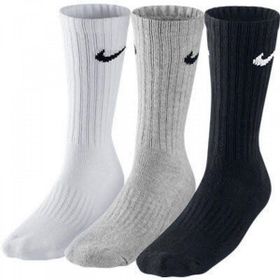 Nike SX4508-001 3Ppk Value Cotton Crew Çoraplar