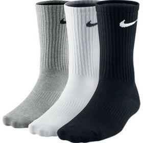 Nike SX4704-901 Renkli 3Lü Lightweight Crew Spor Çorabı