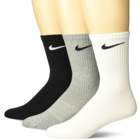 Nike SX4704-901 Renkli 3Lü Lightweight Crew Spor Çorabı