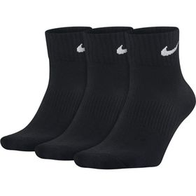 Nike SX4706-001 Gümüş 3Lü Lightweight Quarter Spor Çorabı