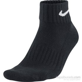 Nike SX4926-001 Value Cotton Quarter Çorap
