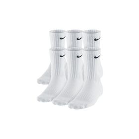 Nike SX5171100 Beyaz 6'lı Futbol Çorap Seti