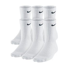 Nike SX5171100 Beyaz 6'lı Futbol Çorap Seti
