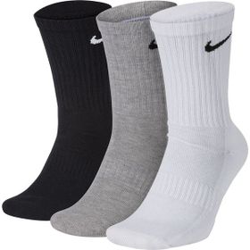 Nike SX7664-901 Everday Cush Ankle 3'lü Siyah Beyaz Gri Unisex Çorap