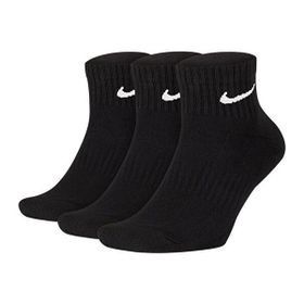Nike SX7667-010 Siyah U NK Everyday Cush Ankle 3PR Çorap