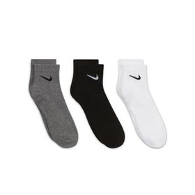 Nike SX7677-964 U Nk Everyday Ltwt Ankle 3 Pr Unisex Çok Renkli Antrenman Çorabı