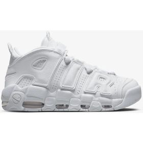 Nike Uptempo Air More Leather Sneaker Hakiki Deri Bilekli Beyaz Spor Ayakkabı