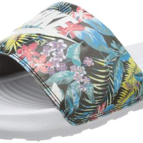 Nike Victori One Slide Siyah Beyaz Kadın Sandalet