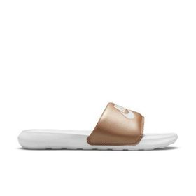 Nike Victori One Slide Siyah Metalik Kırmızı Bronz Kadın Sandalet