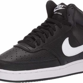 Nike Vision Mid Black White Kadın Spor Ayakkabı