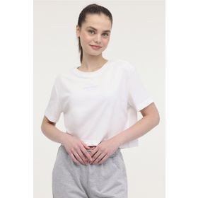 Nike W NK DF PRO SS CRP TEE Kısa Kollu Beyaz Kadın T-shirt