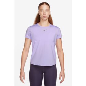 Nike W NK One Classic DF SS TO Kısa Kollu Mor Kadın T-shirt