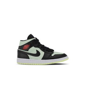 Nike Wmns Air Jordan 1 Mid Se Siyah-Yeşil Kadın Sneaker Ayakkabı