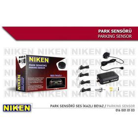 Niken 0160010103 Ses İkazlı Beyaz Park Sensörü