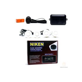 Niken 0160010103 Ses İkazlı Beyaz Park Sensörü
