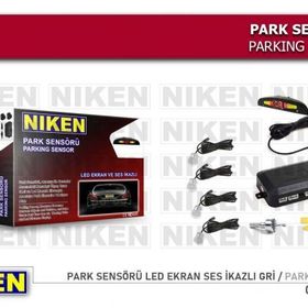 Niken 0160010202 Led Ekran Ses İkazlı Gri Park Sensörü