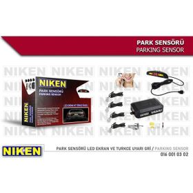 Niken 0160010302 Led Ekran ve Türkçe Uyarı Gri Park Sensörü