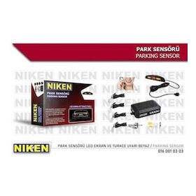 Niken 0160010303 Led Ekran ve Türkçe Uyarı Beyaz Park Sensörü