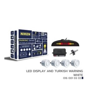 Niken 0160010303 Led Ekran ve Türkçe Uyarı Beyaz Park Sensörü