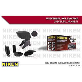 Niken 0260010104 Sürgülü Siyah Kırmızı Kol Dayama