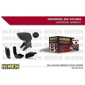 Niken 0260010104 Sürgülü Siyah Kırmızı Kol Dayama